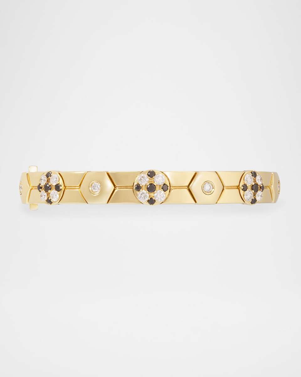 Baia Sommersa Bangle with Sapphires, Diamonds and Lapis
